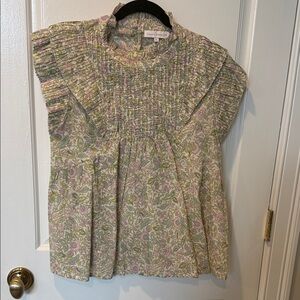 House of Harlow 1960 Pastel Floral Top